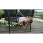 Mobile Preview: EXIT Tiggy Junior Trampoline with Safety Net ø140cm - black/green