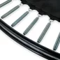 Preview: EXIT Dynamic Flatground Trampolin ø427cm - schwarz mit Fallschutz