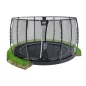 Mobile Preview: EXIT Dynamic In-Ground Trampoline ø366cm - black with Net