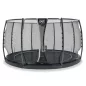 Mobile Preview: EXIT Dynamic In-Ground Trampoline ø427cm - black with Net
