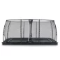 Preview: EXIT Dynamic In-Ground Trampoline 305x519cm - black with Net