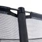 Preview: EXIT Dynamic Flatground Trampolin 244x427cm - schwarz mit Netz