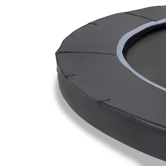 EXIT Dynamic In-Ground Trampoline ø427cm - black with fall protection