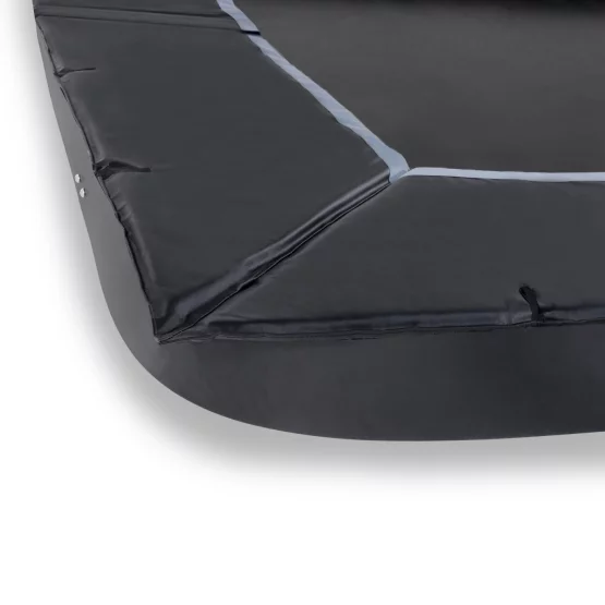 EXIT Dynamic Flatground Trampolin 305x519cm - schwarz mit Fallschutz
