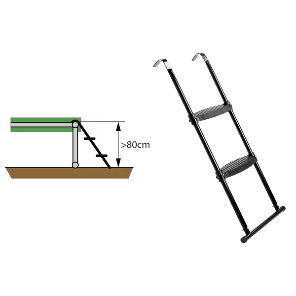 Exit Leiter für Rahmenhöhe von 80-95 cm