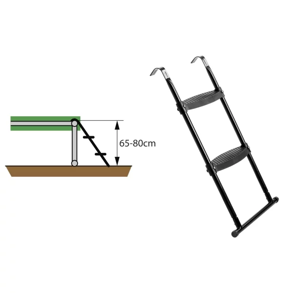EXIT Leiter für Rahmenhöhe 65-80 cm