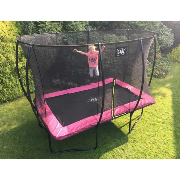 EXIT Silhouette Trampoline 214x305cm - pink