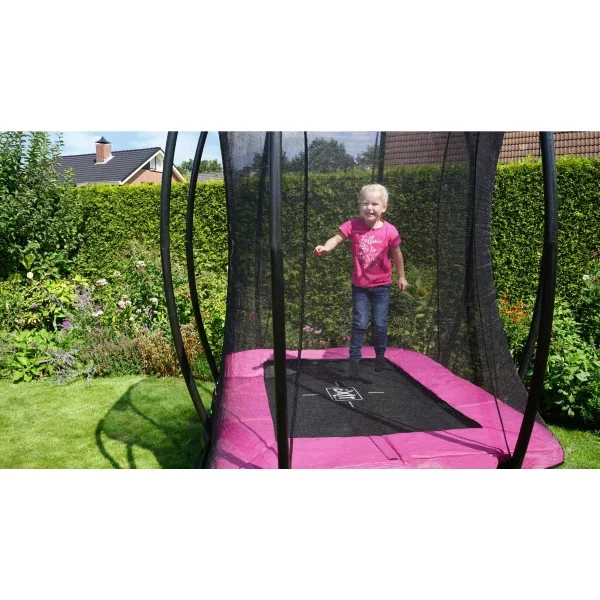 EXIT Silhouette Trampoline 153x214cm - pink